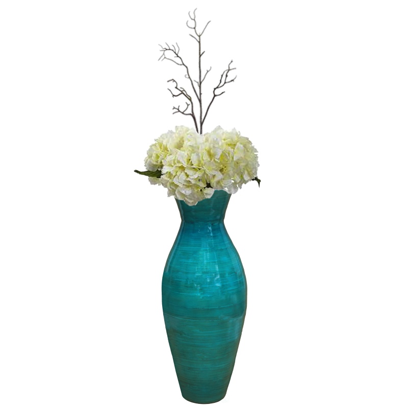 Uniquewise 21" Modern Bamboo Floor Vase