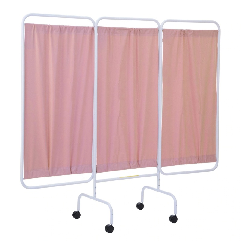 Mobile Antimicrobial Three Panel Privacy Screen