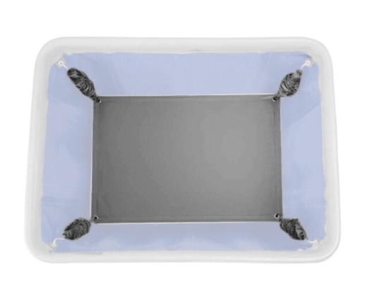 Spring Platform Lift To Fit 8 Bushel Vinyl Basket Trucks With Non-Marking Bumper