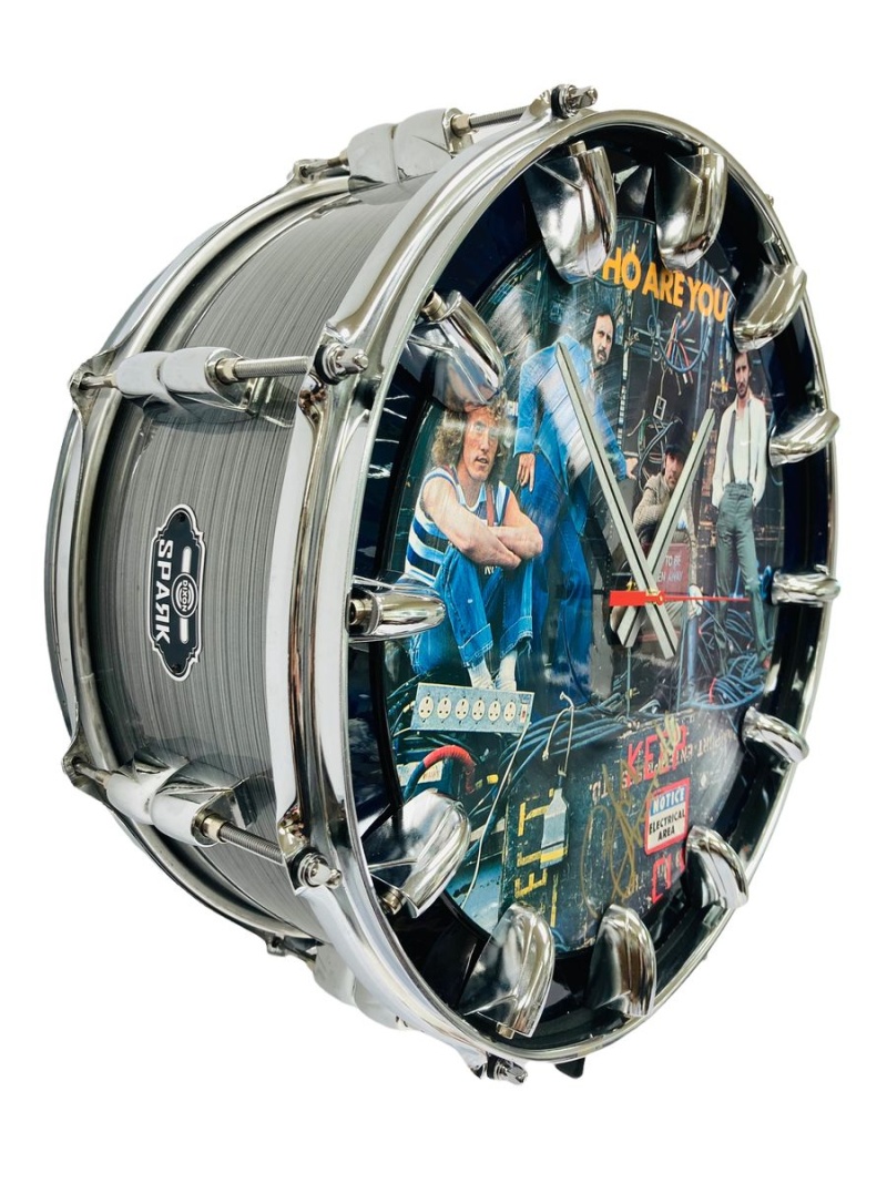 The Who Snare Drum Wall Clock