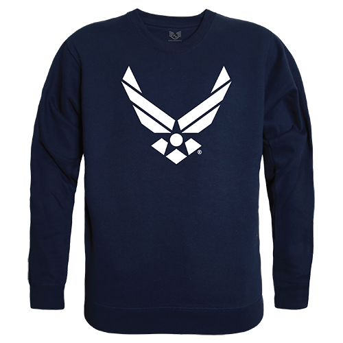 Graphic Crewneck, Air F Wing, Navy, 2x