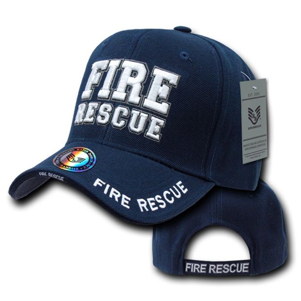 Deluxe Law Enf. Caps, Fire Rescue, Navy