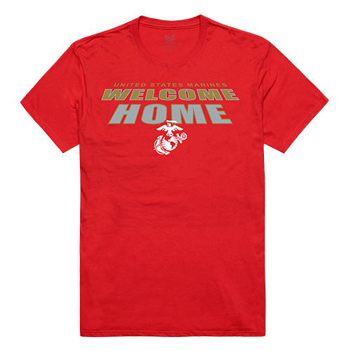 Welcome Home Tee, Marines, Red, m
