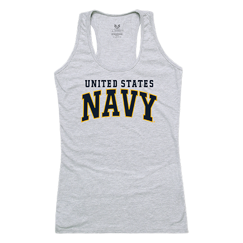 Graphic Tank, Us Navy 3, H.Grey, Xl