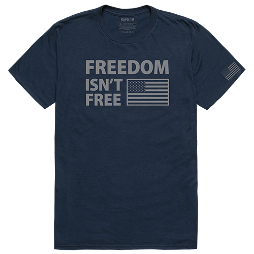 Tac. Graphic T, Freedom Isn't, Nvy, 2x