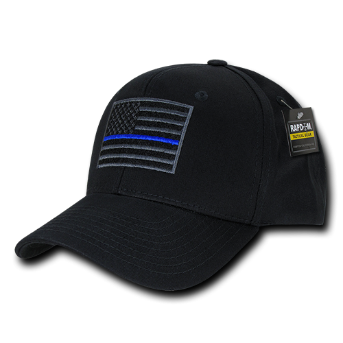 Embroidered Operator Cap, Tbl, Black