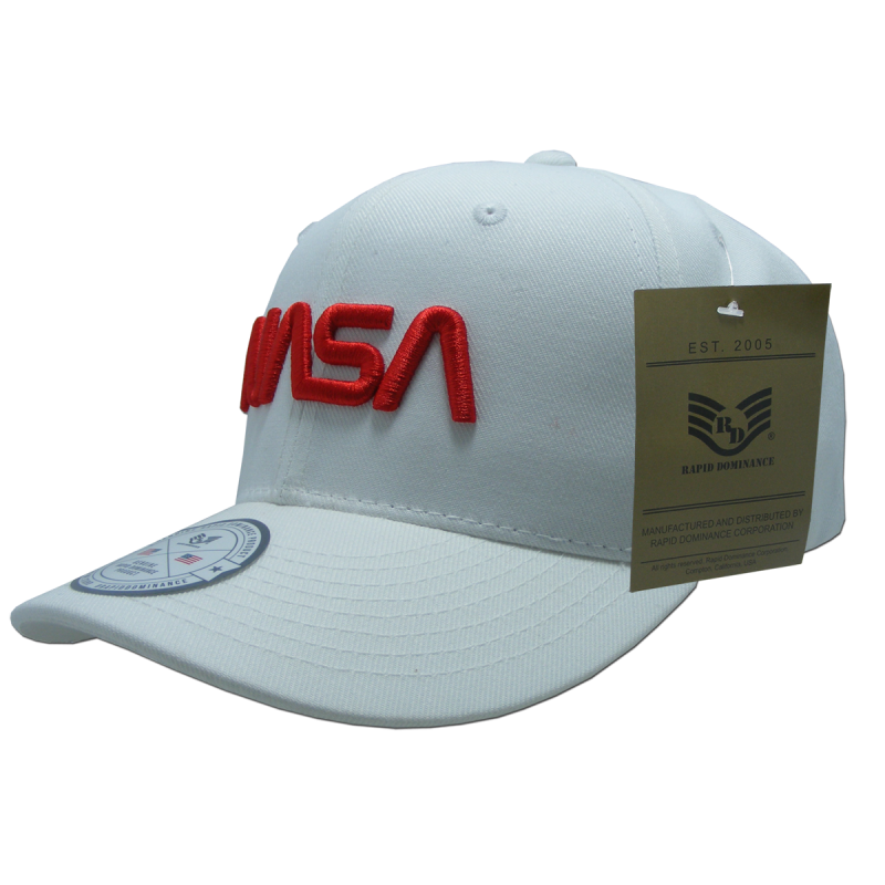 Nasa Deluxe Caps, Worm, White