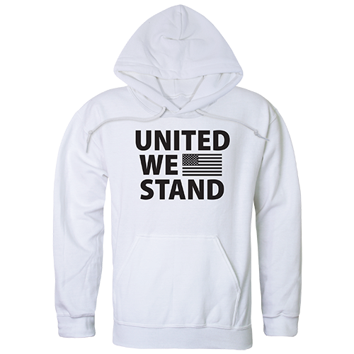 Graphic Pullover, United We Stand,Wht, l
