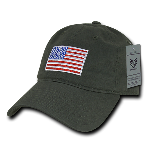 Relaxed Graphiccap,Originalusaflag,Olive
