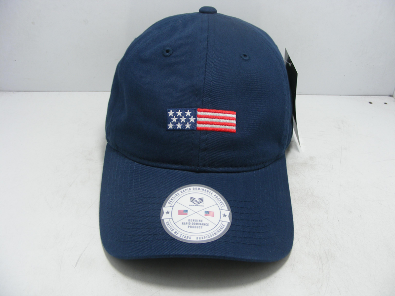 Relaxed Graphic Cap, Us Flag, Navy