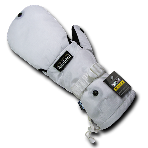 Breathable Shooters' Mittens, White, Xl