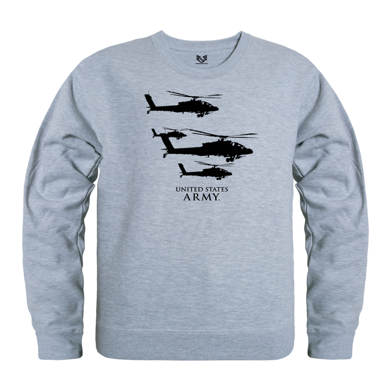 Graphic Crewneck, Us Army 21, H.Gry, m