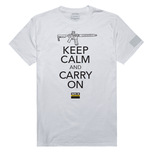 Tactical Graphic Ts, Carry On, White, Xl