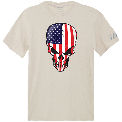Tactical Graphic T, Skull Flag, Snd, 2x