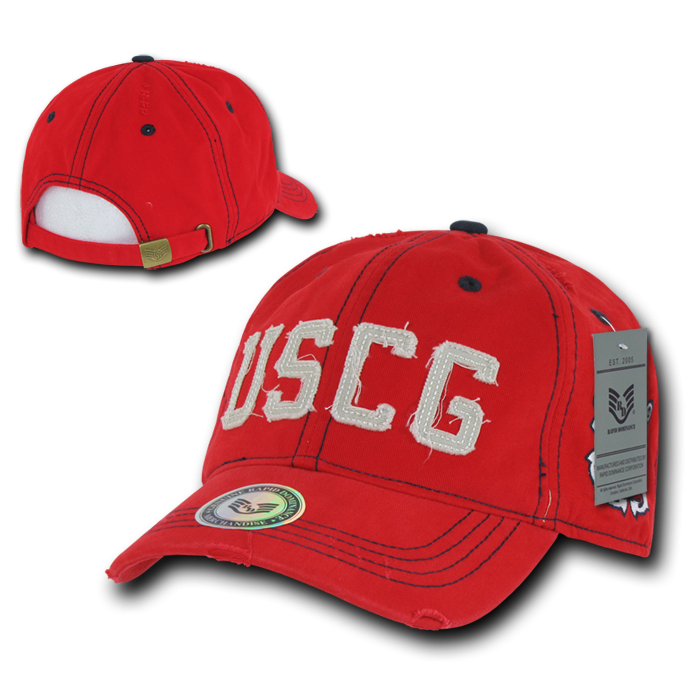 Southern Cal Vintage Caps, Uscg, Red