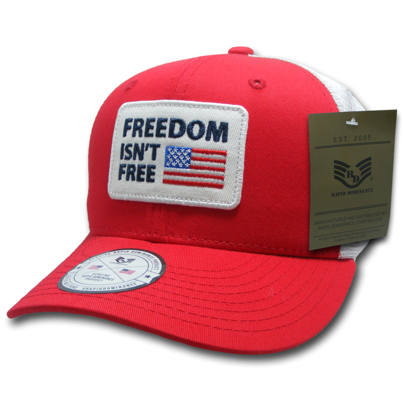 Patch Classic Trucker,Freedom Isn't, Red