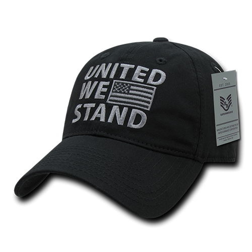 Relaxed Graphic Cap,United We Stand, Blk
