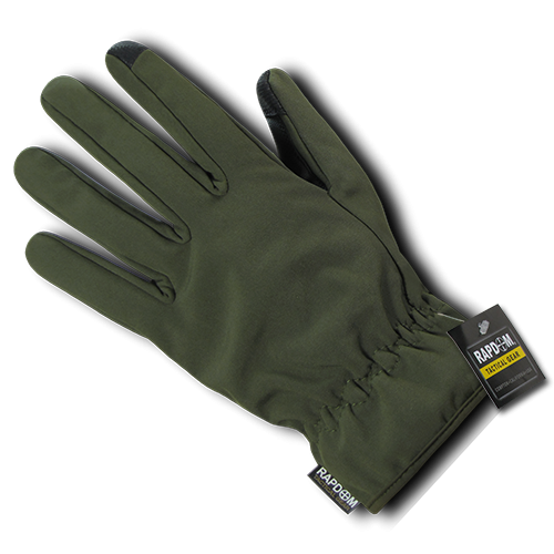 Soft Shell Winter Gloves, Olive Drab, Xl