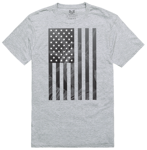 Relaxed Graphic T's, Liberty, H.Grey, 2x