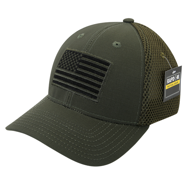 Graphic Ripstop Airmesh,Usa, Olive Drab