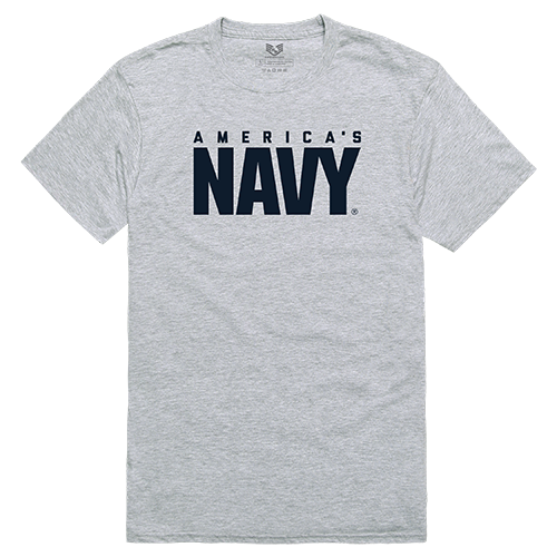 Relaxed Graphic T's,Us Navy 1, H.Grey, m