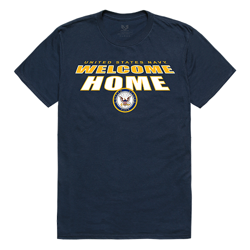 Welcome Home Tee, Navy, Navy, l