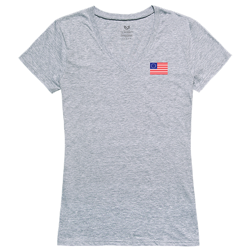 Graphic V-Neck, Betsy Ross 1, Hgy, 2x