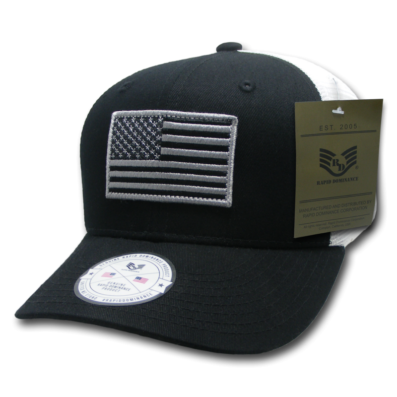 Patch Classic Trucker, Us Flag, Blk