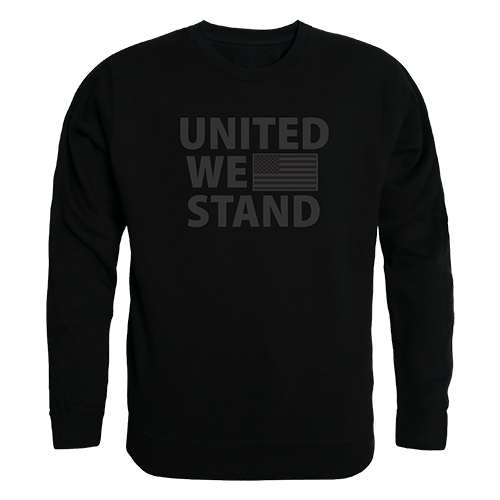 Graphic Crewneck,United We Stand,Blk, s