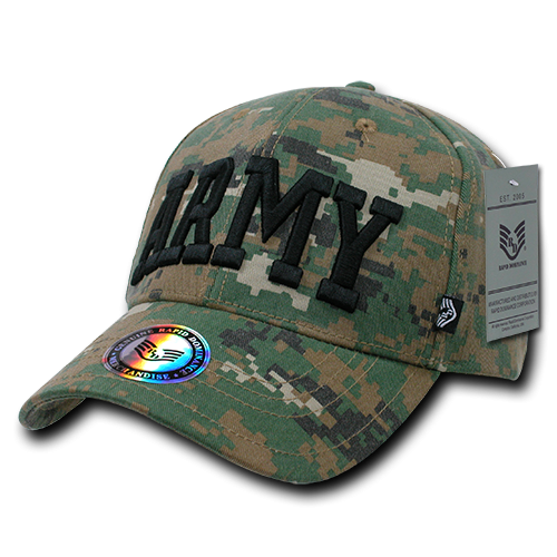 Digital Military/Law Caps, Army, Mcu