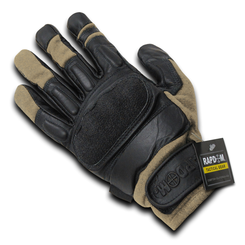 Kevlar Tactical Glove, Khaki, 2x