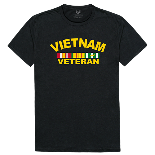 Relaxed Graphic T's,Vietnam Vet,Black,Xl