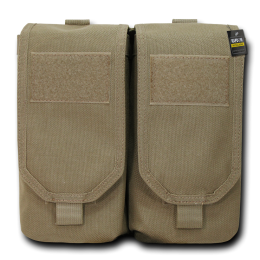 Double AR Mag Pouch with Cover, Khaki