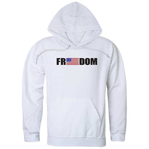 Graphic Pullover Freedom White