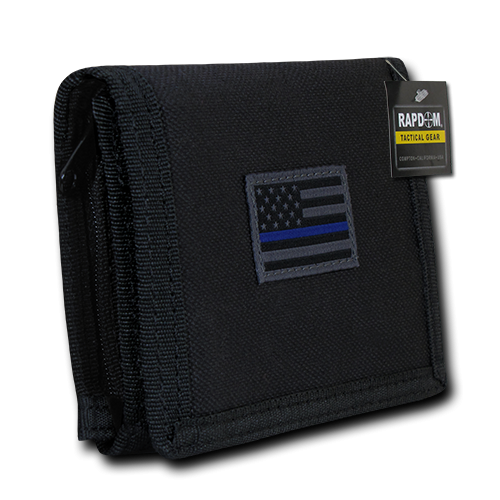 Rapdom Tactical Wallet - Thinblueline, Blk