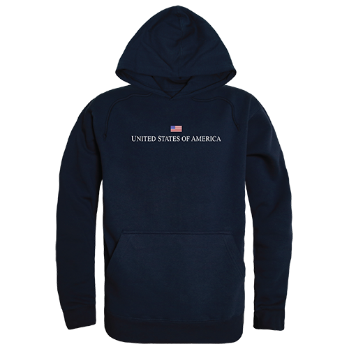 Graphic Pullover, Usa, Navy, Xl