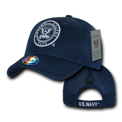 Air Mesh Military Cap - Navy - Rapid Dominance Corporation