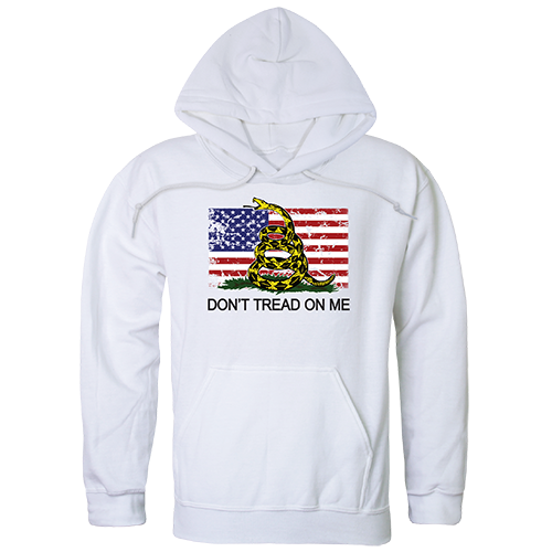 Graphicpullover Flag 2 with Gadsden, White, L