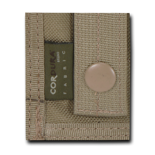 Utility Pouch with Cover, Khaki - Tactical Storage Solution