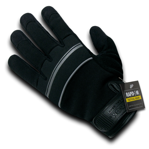 Silicon Palm Tactical Glove, Black, S - Lifetime Warranty