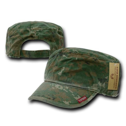 Adjustable Patrol Caps in Woodland Digital