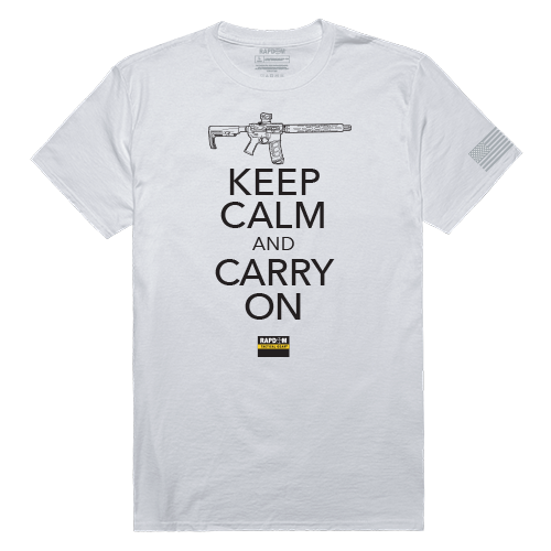 Tactical Graphic Ts - Carry On, White, XL