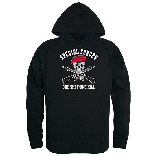 Graphic Pullover Sweatshirt - One Shot Black by Rapid Dominance Corporation