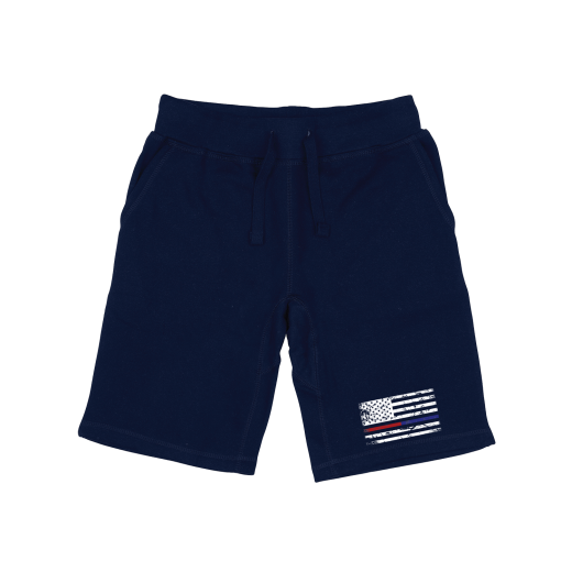 Tactical Graphic Fleece Shorts - Trl/Tbl Dual Flag,Nvy, s
