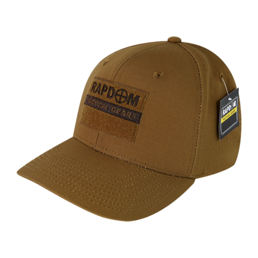 Embroidered Ripstop Cap, Rdt, Coyote
