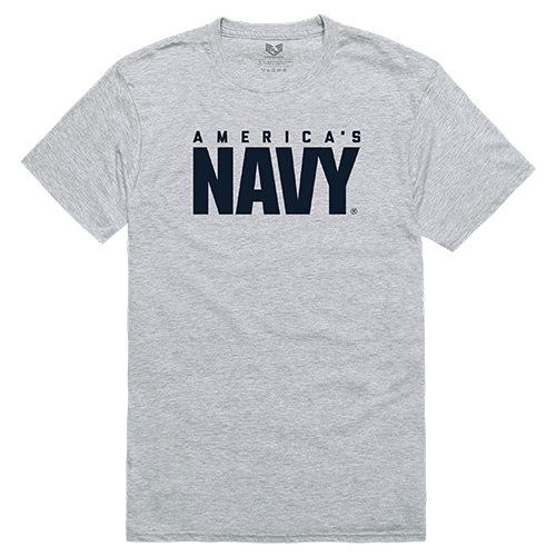 Relaxed Graphic T's - US Navy 1, H.Grey, 2x