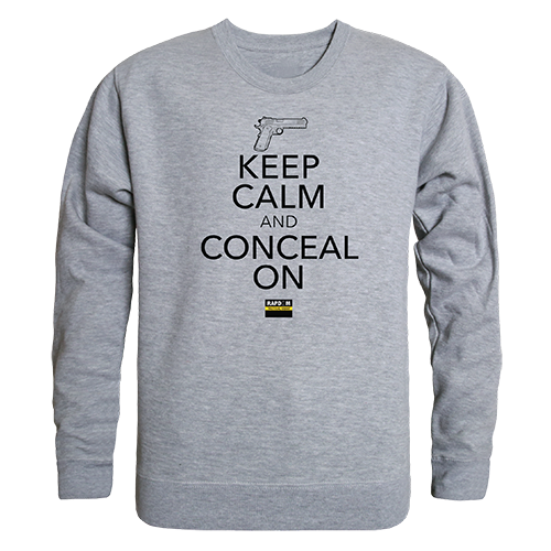 Graphic Crewneck Sweatshirt - Conceal On H. Grey