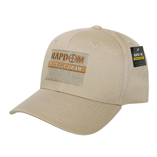 Embroidered Operator Cap, Rapdom, Khaki