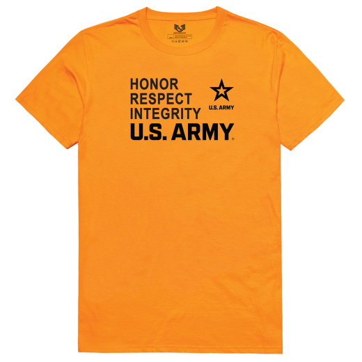 Relaxed Graphic T's - US Army 48, Gold