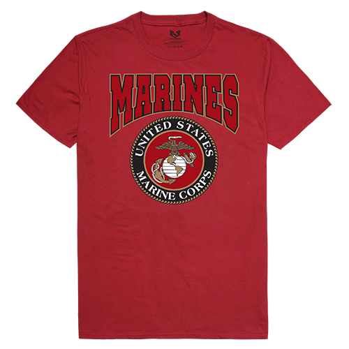 Relaxed Graphic T's, Marines, Cardinal